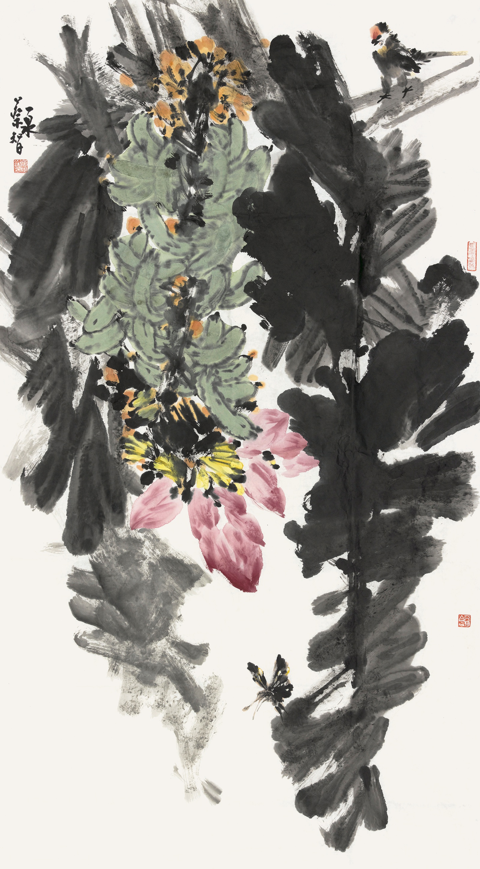 蔡智 南园物语（中国画）